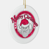 Bad Santa Keramisch Ornament (Rechts)