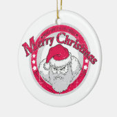 Bad Santa Keramisch Ornament (Links)