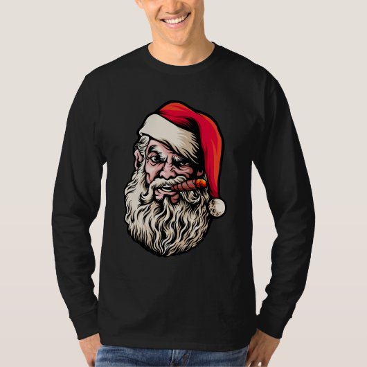 Bad Santa Xmas Jumper Sweater Kerstmis Funny T-shirt (Voorkant)
