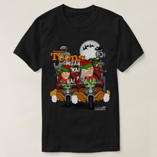 Bad Santa's Merry Elves T-Shirt (Design voorkant)