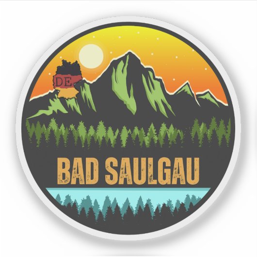 Bad Saulgau, Duitsland Sticker (Voorkant)