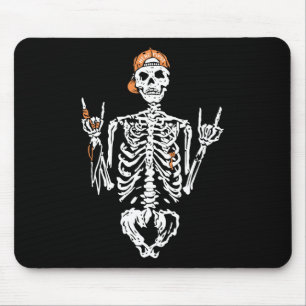 Bad Skeleton Hand Rock Zomer Halloween Skull Vrouw Muismat