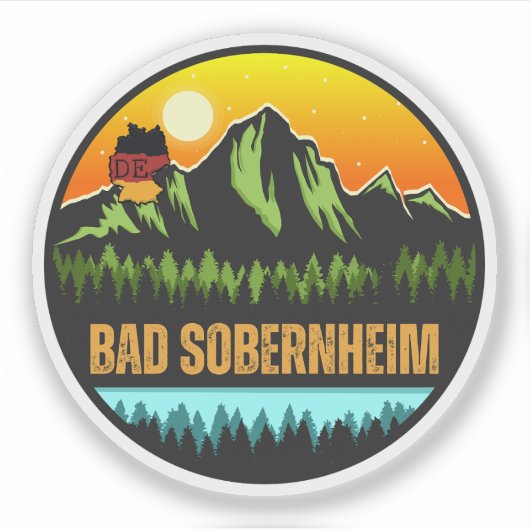 Bad Sobernheim, Duitsland Sticker (Voorkant)