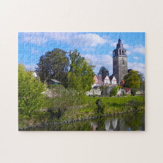 Bad Sooden Church Allendof Germany. Legpuzzel (Horizontaal)