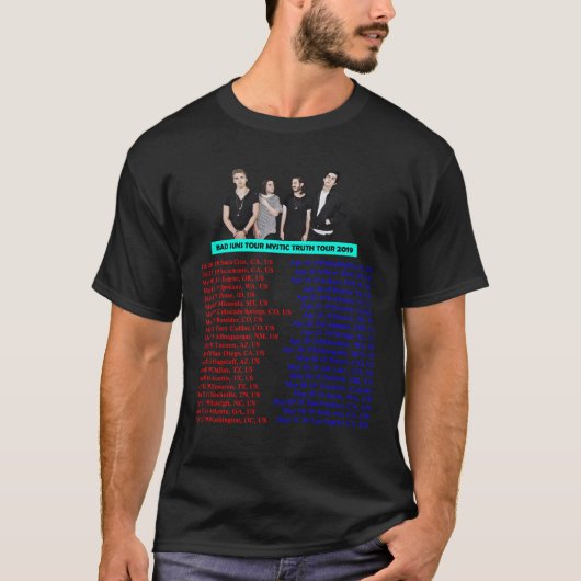 BAD SUNS TOUR 2019 T-SHIRT (Voorkant)