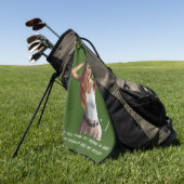 Bad Swing Mood - Dames Golfhanddoek (Groen)