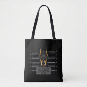 Bad Thief Animal Mok Shot Doberman Stubborn Dog Tote Bag (Voorkant)