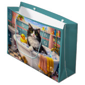 Bad Tijd , Kat Groot Cadeauzakje (Voorkant Gekanteld)