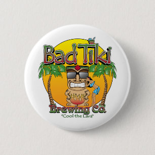 Bad Tiki Brewing Company Ronde Button 5,7 Cm