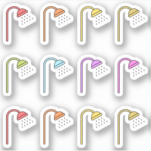 Bad Time Tubs Shower Tracker Herinneringsplanner Sticker (Voorkant)