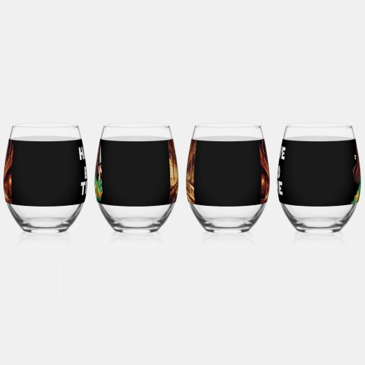 bad time wijnglas zonder voet (Rechts)