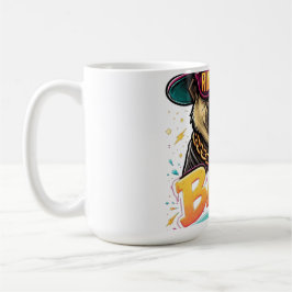 Bad to the Bone Pug — Rude Dude Streetwear Design Koffiemok