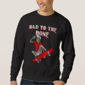 Bad To The Bone Skeleton 1 Trui (Voorkant)