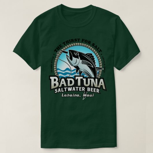 Bad Tuna Saltwater Brew T-shirt (Design voorkant)