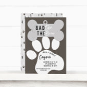 Bad Two De Bone Puppy Tweede Verjaardag Kaart