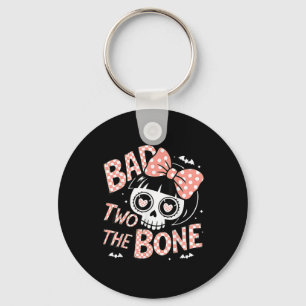 Bad Two The Bone 2 jaar oude verjaardag 2e peuter Sleutelhanger
