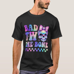 Bad Two The Bone 2e Verjaardag Kind Girl Tie Dye B T-shirt
