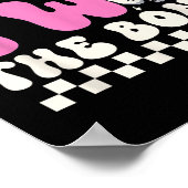 Bad Two The Bone 2e Verjaardag Meisjes Spooky Birt Poster (Hoek)