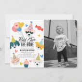 Bad Two the Bone Dogs & Cat 2e verjaardag foto Kaart (Voorkant)