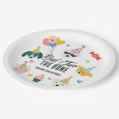 Bad Two The Bone Dogs & Cat Balloons 2e verjaardag Papieren Bordje (Gekanteld)