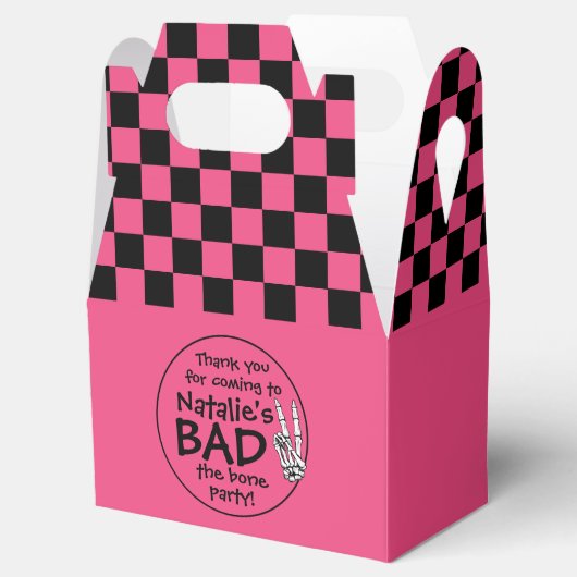 Bad Two The Bone gepersonaliseerd 2e verjaardagsfe Bedankdoosjes (Geopend)