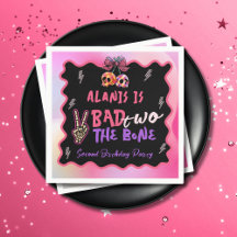 Bad Two The Bone Pink Paarse 2e verjaardagsfeestje