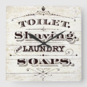  bad vierkante klok (Voorkant)