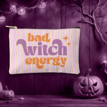 Bad Witch Energy Sinaasappel en Paarse gestreepte