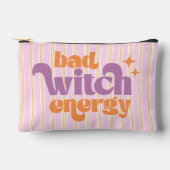 Bad Witch Energy Sinaasappel en Paarse gestreepte Etui (Voorkant)