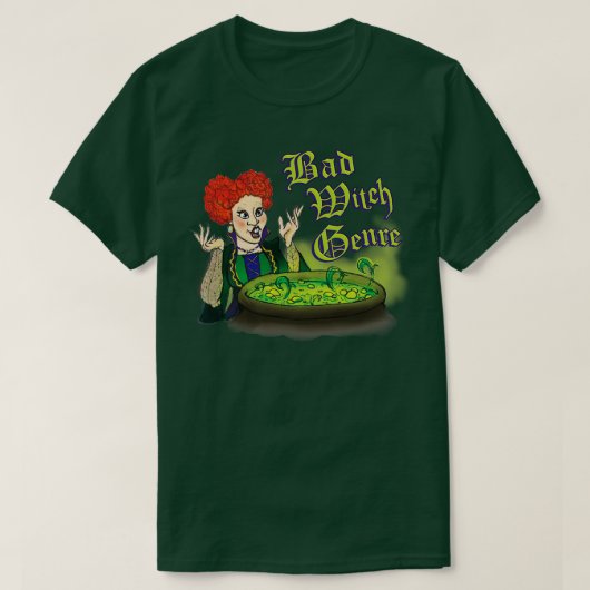 Bad Witch Genre T-shirt (Design voorkant)