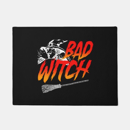 Bad Witch Halloween Deurmat (Voorkant)