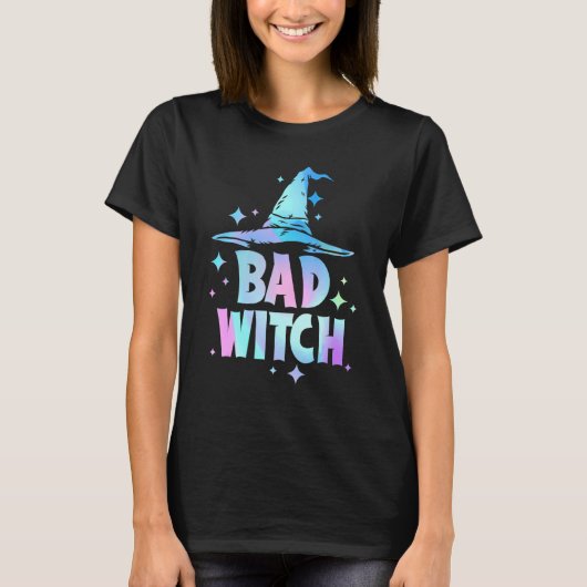Bad Witch Halloween Party T-shirt (Voorkant)