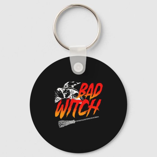 Bad Witch Halloween Sleutelhanger (Voorkant)