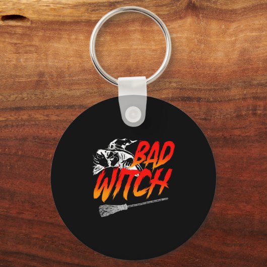 Bad Witch Halloween Sleutelhanger (Voorkant)