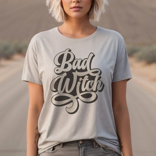 Bad Witch Retro Style Custom T-shirt