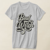 Bad Witch Retro Style T-shirt (Laagn)