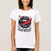 Bad Witch Sexy Mouth T-shirt (Voorkant)