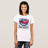 Bad Witch Sexy Mouth T-shirt (Voorkant volledig)