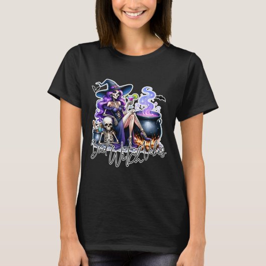 Bad Witch Sexy Mouth T-shirt (Voorkant)