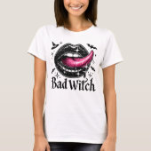 Bad Witch Sexy Mouth T-shirt (Voorkant)