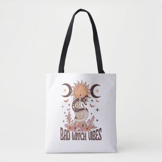 Bad Witch Slangenslang Tote Bag (Voorkant)