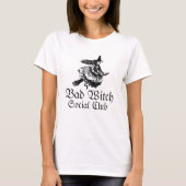Bad Witch Social Club Vrouwen Halloween T-shirt (Voorkant)
