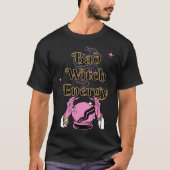 Bad Witch Spooky Halloween Volwassen Grafische Ene T-shirt (Voorkant)