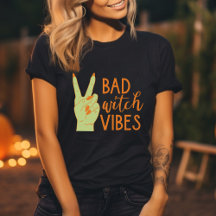 Bad Witch Vibes Moderne Vrouwen Halloween