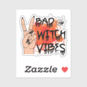 Bad Witch Vibes Sticker (Vel)