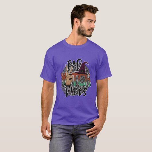 Bad Witch Vibes T-shirt (Voorkant volledig)
