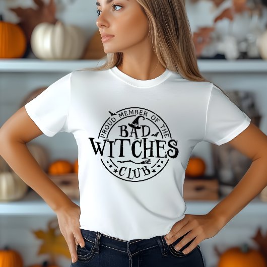 Bad Witches Club: Halloween T-Shirt for Witchcraft