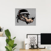 Bad Wolf Poster (Thuiskantoor)