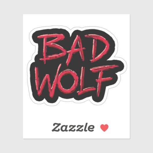 Bad Wolf Sticker (Vel)