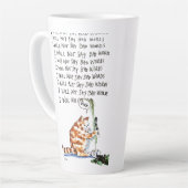 Bad Word Cat Latte Mok (Linkerhoek)
